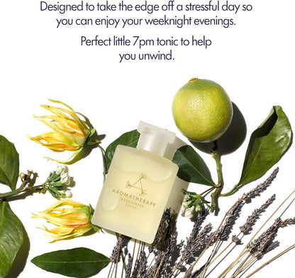 Aromatherapy Associates Light Relax Bath and Shower Oil, Natural Body Oil to Refresh Mind, Body and Spirit, Hydrating Body Oil Made with 3 Essential Oils (1.86 oz)