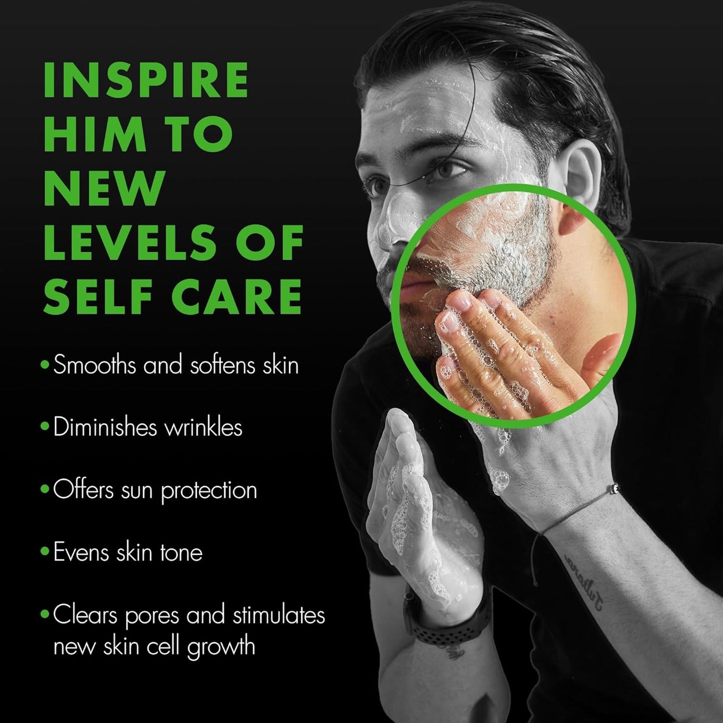 Tiege Hanley Mens Skin Care Gift Box Set, Platinum - Men's Skincare Set Includes Face Wash, AM & PM Moisturizer, Scrub, Eye Cream, Clay Mask, Retinol Stick, Body Wash, Deodorant, Lip Balm