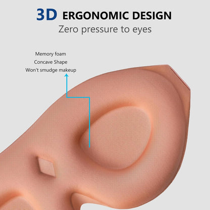 ALASKA BEAR 100% Blackout Sleep Mask for Women and Men, Vacuum-Sealed, Dusty Pink