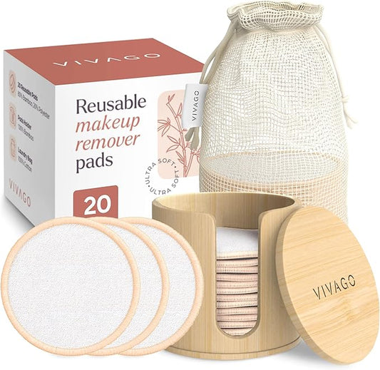 Reusable cotton rounds for face