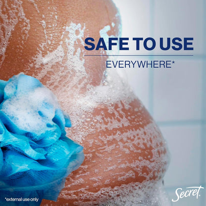 Secret Feminine Wash, 24 HR Deodorizing Feminine Body Wash for Women, Removes 6x Causes of Odor, PH Balanced, Safe to Use Everywhere, Light & Fresh, 8.0 oz