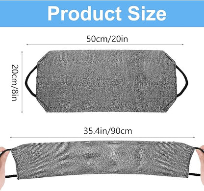 2pcs exfoliating back scrubber nylon