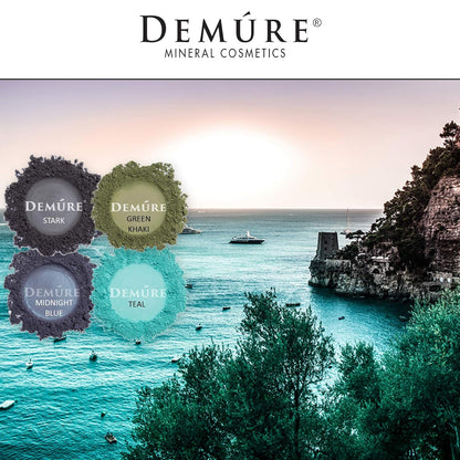 Demure Mineral Make Up Eye Shadow (Green Khaki), Matte Eyeshadow, Loose Powder, Eye Makeup, Professional Makeup By Demure