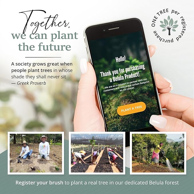 Premium dry brushing body brush