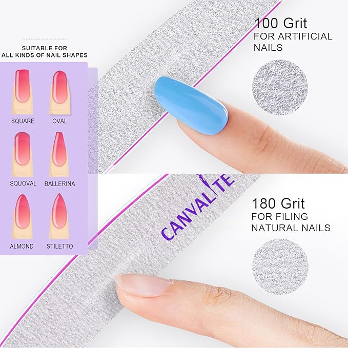 Canvalite 10 PCS Nail File