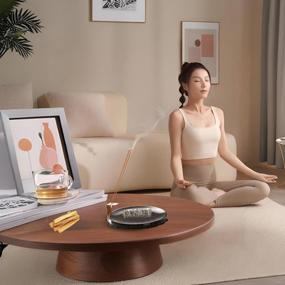 7.1-Inch Marble Incense Holder, Long Incense Holder for Sticks, Large Incense Sticks Holder for Meditation Yoga SPA, Incense Burne for Palo Santo/Sage/Cone/(Black)