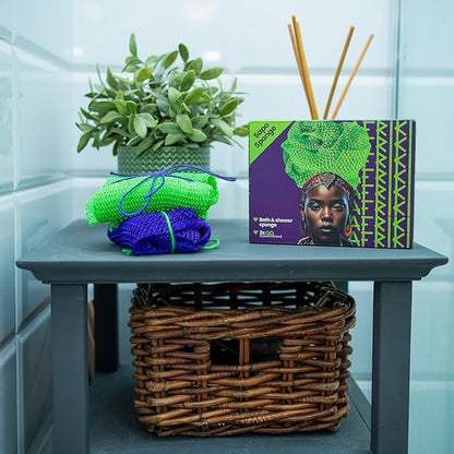 Afriki african net sponge exfoliating