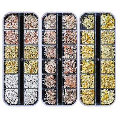 Artdone 12 boxes Nail Rhinestones,Nail Gems Nail Diamonds,Nail Art Studs Nail Crystals Nail Sequins for Nails Kit with 1 Tweezers and 3 Pen for Nail Art Supplies Accessories……