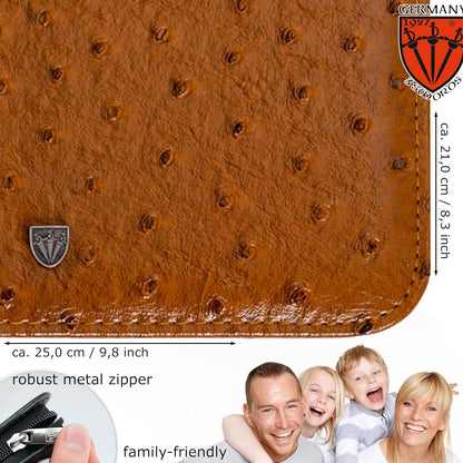 3 Swords Germany - Brand Quality 23 Piece Manicure Pedicure Grooming kit Set for Professional Finger & Toe Nail Care Tweezers File Clipper Fashion Leather case in Gift Box, Made by 3 Swords (7452)