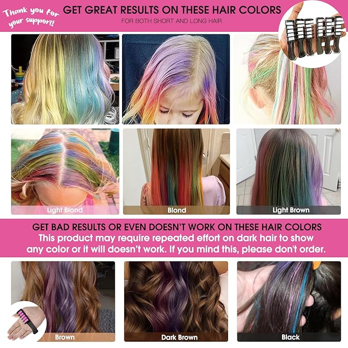 MSDADA New Hair Chalk Comb