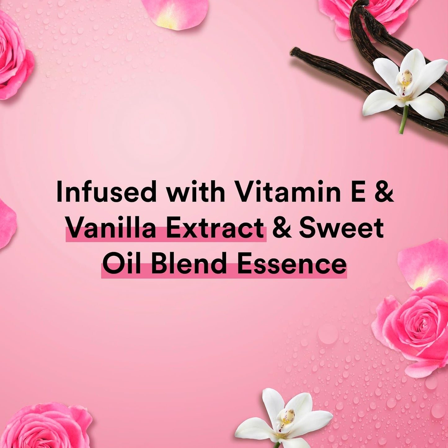 Suave Moisturizing Body Wash Women, Sweet Vanilla with Vitamin E and Aloe Extracts, No Parabens, No Phthalates, 18 Oz (Pack of 6)