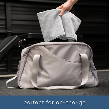 S&T INC. Microfiber Gym Towels, Yoga Towel for Home and Gym Bag, 16 Inch x 27 Inch, 3 Pack