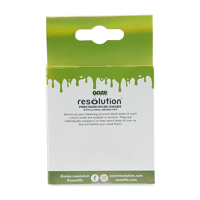Ooze resolution alcohol cotton swabs