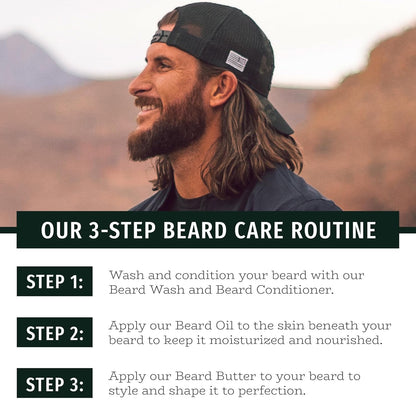 Live Bearded Beard Wash, 8 fl oz - Water-Based Face Cleanser with All-Natural Ingredients for a Gentle, Deep Clean - Made in the USA | Tombstone Scent - Sweet Tobacco, Cedar