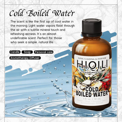 HIQILI Cold Boiled Water Fragrance Oil for Home Diffuser, Great for Making Candle, Soap, Body Wash, DIY Multipurpose Room Spray- 1 Fl Oz
