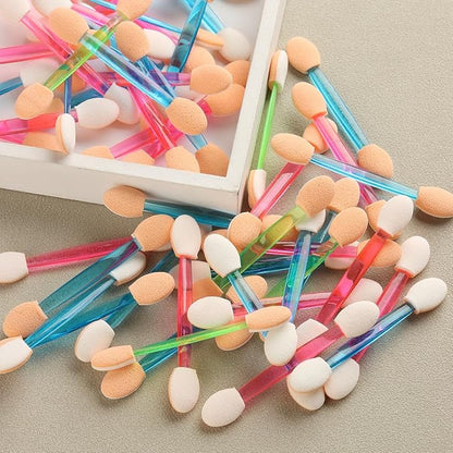 Chrome Nail Powder Applicator Brushes,