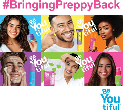 BeYouTiful Clarifying Face Toner, Preppy Skin Care for Balanced Skin, Gentle and Cleansing Facial Skincare for Teens, Tweens, and Kids, Girls and Boys Gifts, 5 fl oz, Ages 8-17