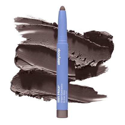 ALLEYOOP 11th Hour Cream Eye Shadow Sticks - Espresso Self (Matte) - Award-winning Eyeshadow Stick - Smudge-Proof and Crease Proof for Over 11 Hours - Easy-To-Apply and Compact for Travel, 0.05 Oz