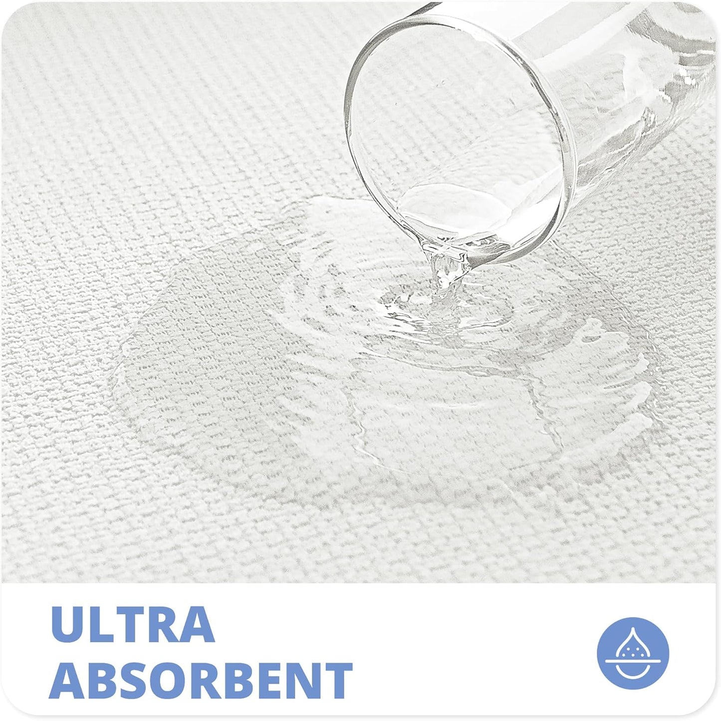 Toilet Rugs U Shaped Bathroom Rug,Machine Washable Non Slip Quick Dry Super Absorbent Ultra Thin Toilet Mats for Bathroom Toilet.White,1'8"x2'(20x24inch)