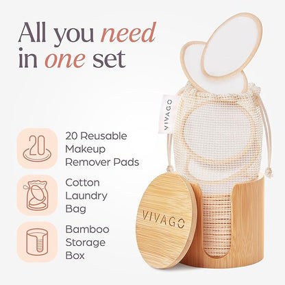 Reusable cotton rounds for face