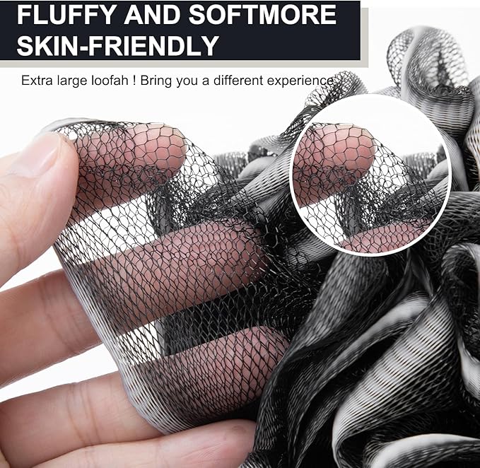 Loofah sponge xxl-100g 4 pack,