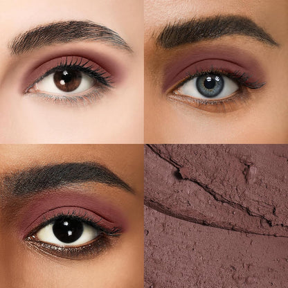 Cream Waterproof Hypoallergenic Eyeshadow Stick, long wear Metallic Glitter Matte Eye Shadow Pencil With Makeup Brush, Eye Brightener, 24 Matte Clay