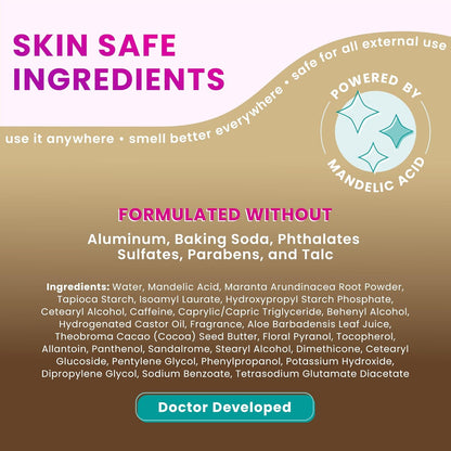 Lume Whole Body Deodorant - Invisible Cream Stick - 72 Hour Odor Control - Doctor Developed - Aluminum Free, Baking Soda Free and Skin Loving - 2.2 Ounce (Pack of 2) (Vanilla Bliss)