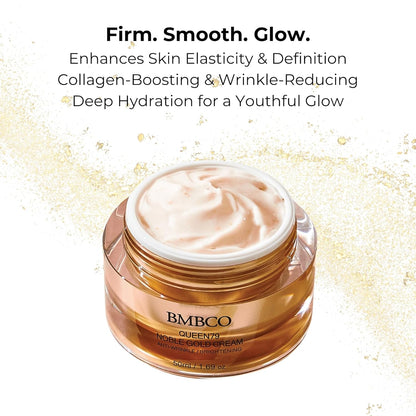 BMBCO 24K Gold Firming Cream – Anti-Aging Moisturizer with Collagen & Hyaluronic Acid | Wrinkle Repair for Face, Neck & Eyes | Korean Skincare – 50ml / 1.69 fl oz