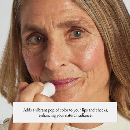 Boomstick Peony Pink ™ - Multistick for Cheeks & Lips - Vegan, Cream Blush Stick & Lipstick - Makeup for Older Women & Mature Skin Boom Stick By Cindy Joseph