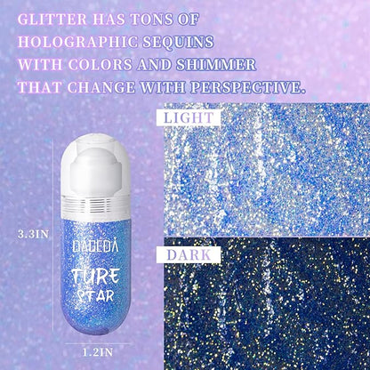 Dageda body glitter gel, roll-on