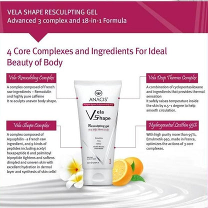 Anti-Cellulite Advanced Hot Body Cream Gel For Even Skin and Elasticity. Anacis - 5.07 Oz