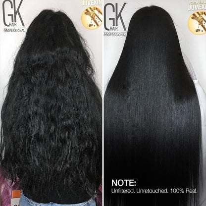 GK HAIR The Best Vegan Keratin Treatment Kit 10.1 fl oz – Pre Treatment Shampoo Straightening Complex for Smooth Silky Frizz-Free Hair Professional Long Lasting Smoothing System