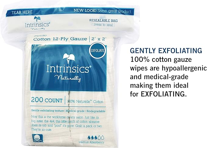 Intrinsics petite cotton 12-ply gauze