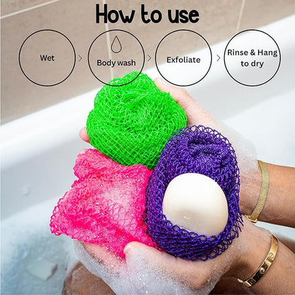 Afriki african net sponge exfoliating