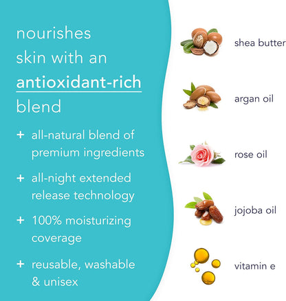 Barefoot Scientist Sleep On It Overnight Moisturizing Gel Socks, Low Profile Ankle Socks, Nourish Your Feet, Grey, L