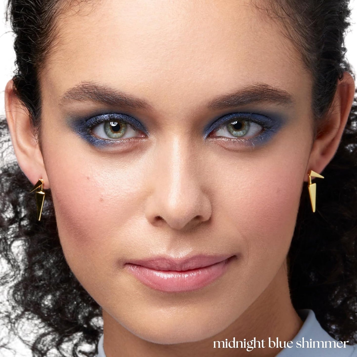 Julep Eyeshadow 101 Cream-to-Powder Waterproof Shadow Stick – Midnight Blue Shimmer – Long-Lasting, Crease-Proof, Dark Blue Shimmer Cream Eyeshadow with Built-in Smudger