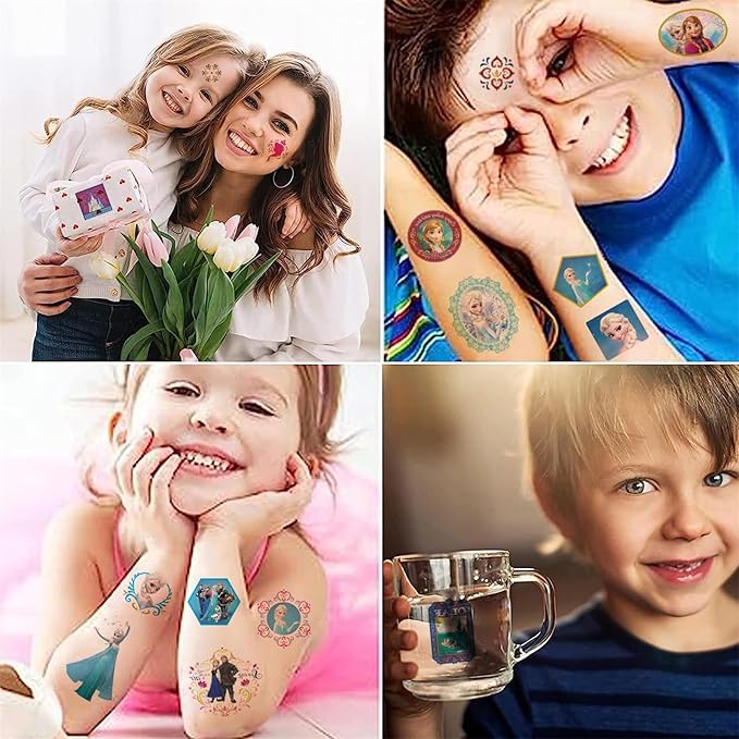 40pcs temporary frozen tattoos for
