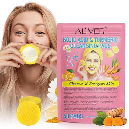 Turmeric kojic acid cleansing pads