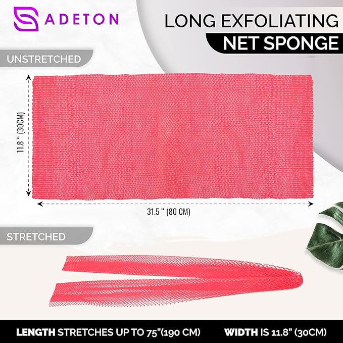 Adeton african net sponge, exfoliating