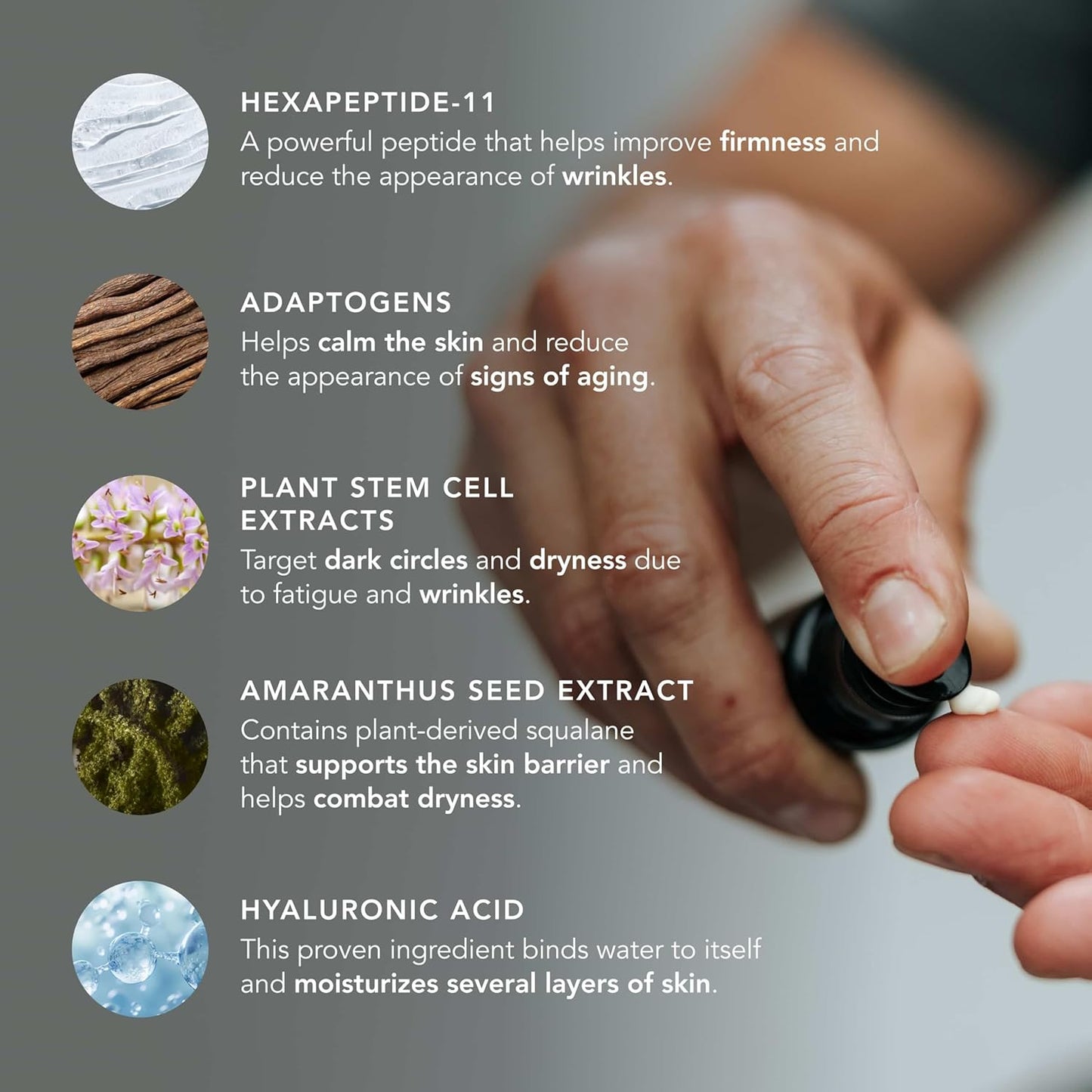 Caldera + Lab The Eye Serum | Men’s Eye Serum formulated for fine lines, dark circles and puffiness.