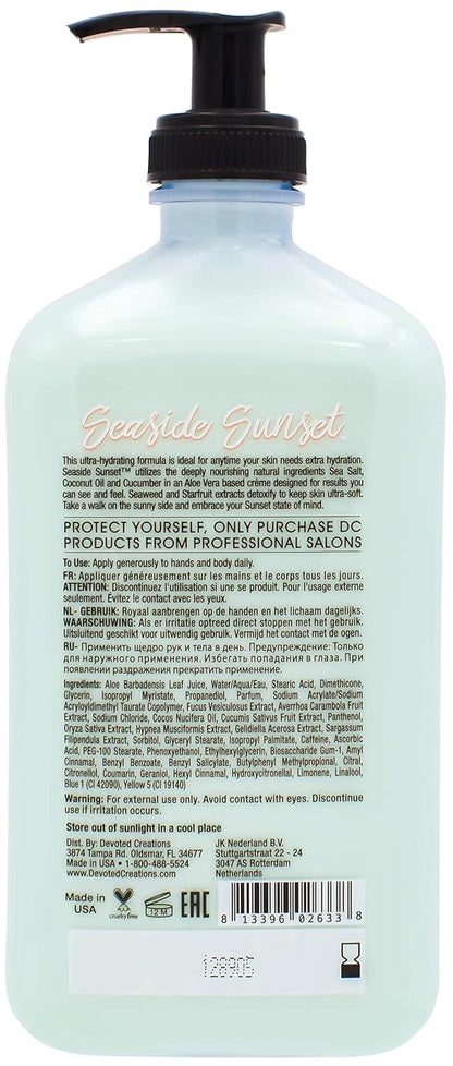 Devoted Creations Seaside Sunset Moisturizer 18.25 oz