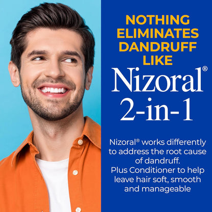 Nizoral 2-in-1 Anti Dandruff Shampoo and Conditioner, 14 Fl Oz, 1% Ketoconazole