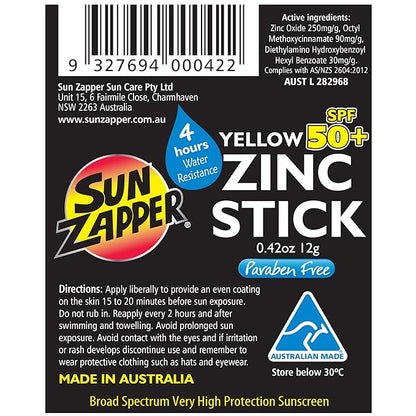 Sun Zapper Zinc Stick SPF