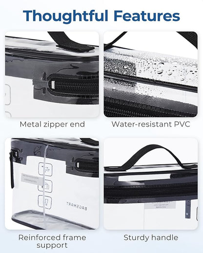 Bagsmart tsa approved toiletry bag,