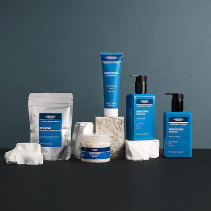 Nurture by Nature Mens Gift Set, Fathers Day Gifts, 5 x Men's Body Care Products Included, Gift Set Men, Mens Gift Basket, Men Body Wash Set, Men Bath Set, Self Care for Men, Men's Shower Kit