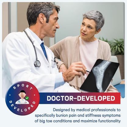 Big Toe Spacers,Hallux Valgus Corrector,Relieve Bunion Pain,Prevent Overlapping Toes, All-Day Comfort for Men & Women, Fits in Shoes.