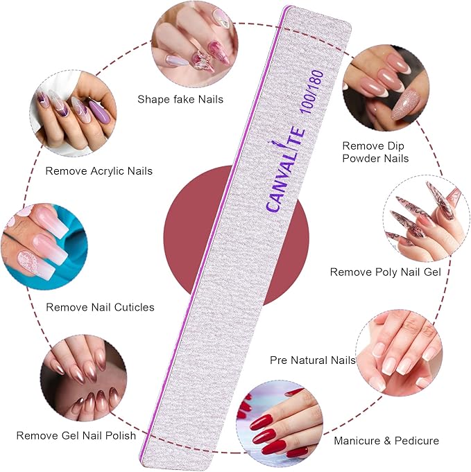 Canvalite 25 PCS Nail File