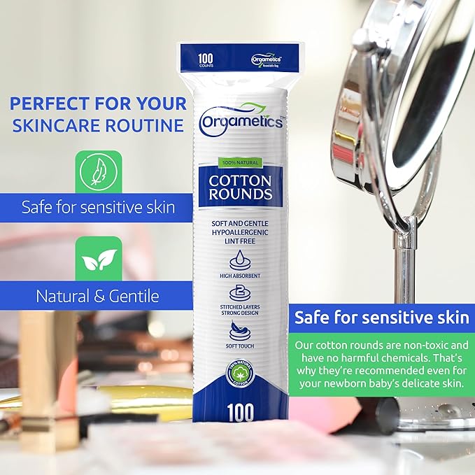 Cotton rounds, 100% natural turkish