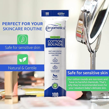 Cotton rounds, 100% natural turkish