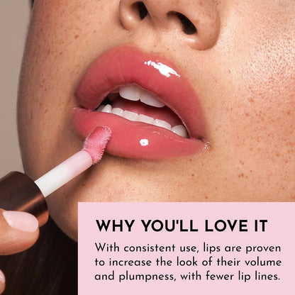 Lawless Women's Forget The Filler Lip Plumper Line Gloss, Velvet, Pink, 0.11 Fl Oz (Pack of 1)